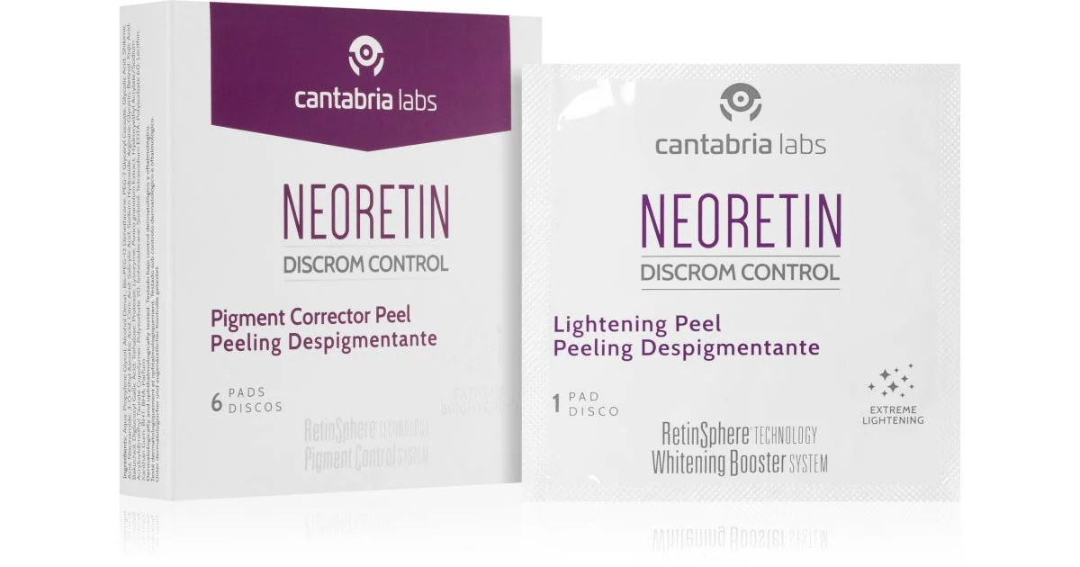 Neoretin Discrom Control Peeling Schiarente Peel 6 Pad