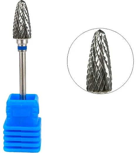 Punta fresa per manicure "Corn" 092 02, blu
