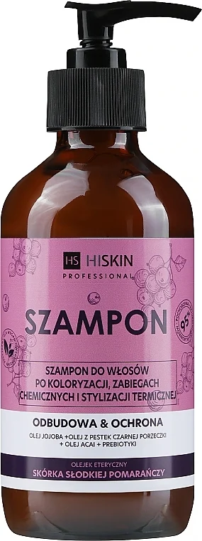 Shampoo per capelli colorati e danneggiati