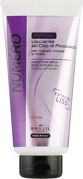 Maschera capelli lisciante all'olio di avocado