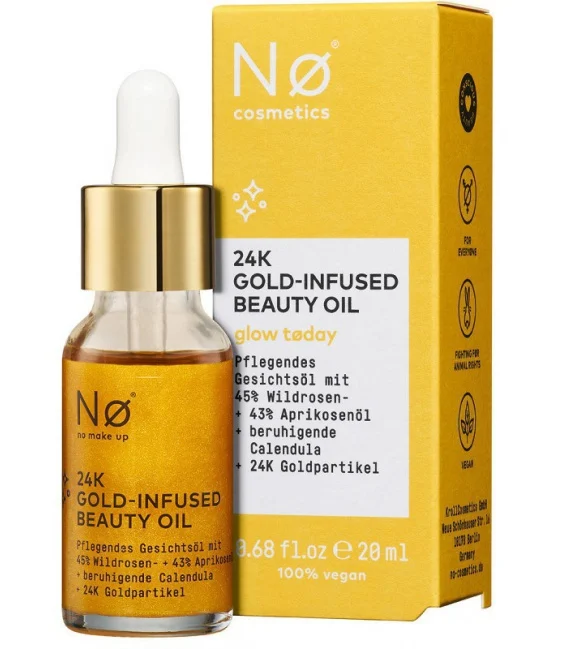 No Make Up 24K Gold Infused Beauty Oil 19ml