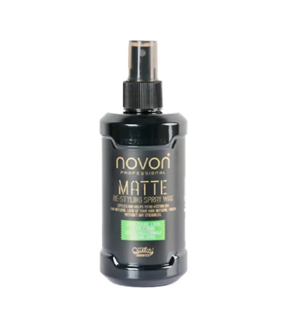 Novon Wax Spray Re-styling Matte Ultra Strong 200 ml