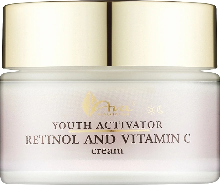 Crema-attivatrice di giovinezza con retinolo e vitamina C
