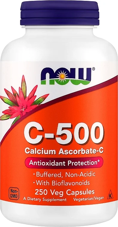 Vitamina C e ascorbato di calcio, in capsule