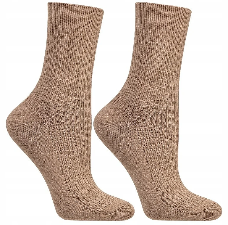 Calzini da donna CSL250-154, marroni