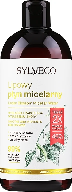 Fluido micellare con estratto di tiglio e Aloe