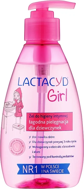 Gel detergente per l'igiene intima per bambini