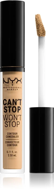 NYX Professional Makeup Can't Stop Won't Stop correttore liquido colore 08 True Beige 3.5 ml
