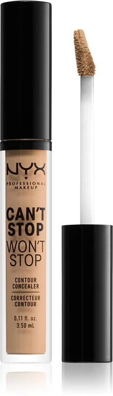 Nyx Can't Stop Won't Stop Correttore contorno copertura totale Medium Olive 3,5 ml