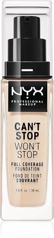 NYX Professional Makeup Can't Stop Won't Stop Full Coverage fondotinta ad alta coprenza colore 1.5 Fair 30 ml