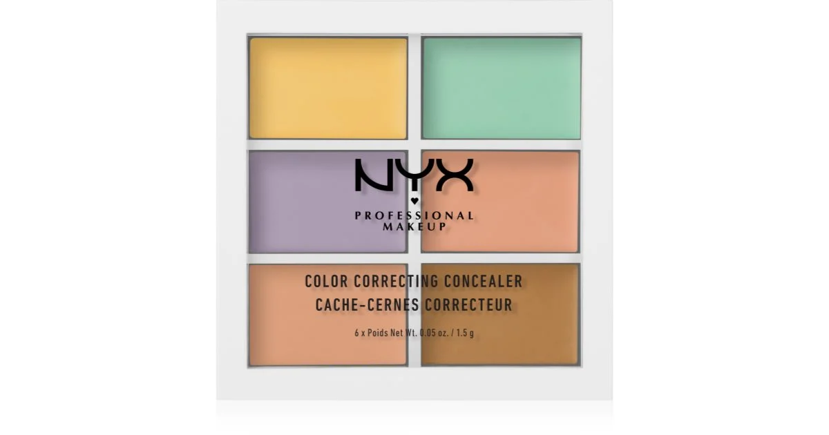 NYX Professional Makeup Color palette di correttori colore 04 6 x 1.5 g