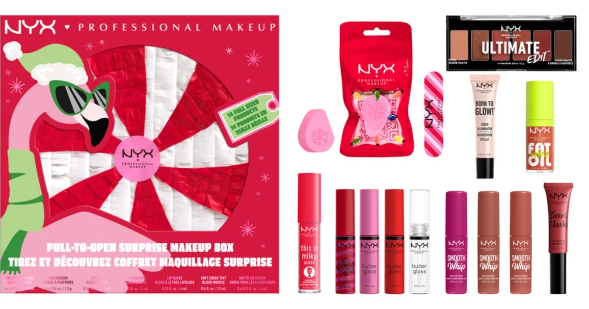 NYX Professional Makeup FA LA L.A. LAND set regalo di Natale 15 pezzi