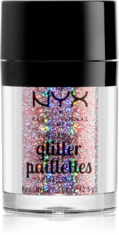 NYX Professional Makeup Glitter Goals metallizzati per viso e corpo colore 03 Beauty Beam 2.5 g