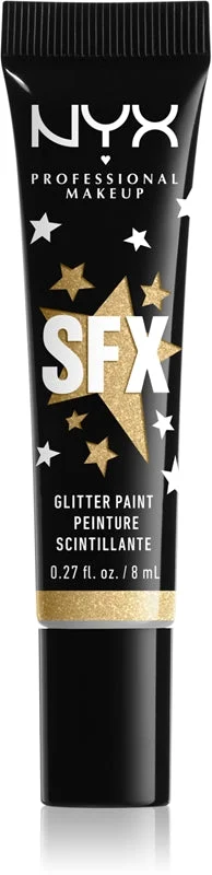 NYX Professional Makeup Halloween Paint glitter per viso e corpo colore 02 Broomstick Baddie 8 ml