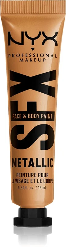 NYX Professional Makeup Halloween SFX Paints Ombretti in crema per viso e corpo colore 05 Gold Dusk 15 ml