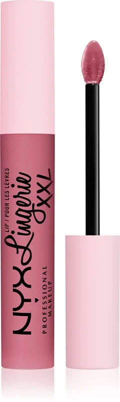 NYX Professional Makeup Lingerie XXL rossetto liquido con finish matte colore 12 - Maxx out 4 ml