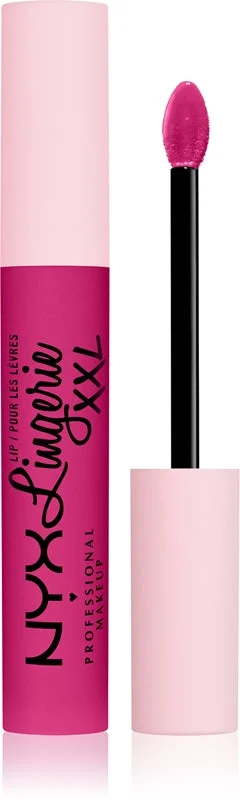 NYX Professional Makeup Lingerie XXL rossetto liquido con finish matte colore 19 - Pink hit 4 ml