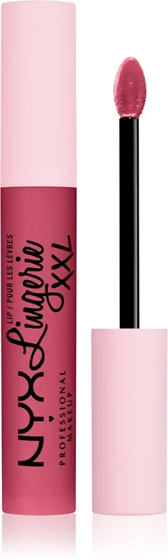 NYX Professional Makeup Lingerie XXL rossetto liquido con finish matte colore 15 - Pushd up 4 ml