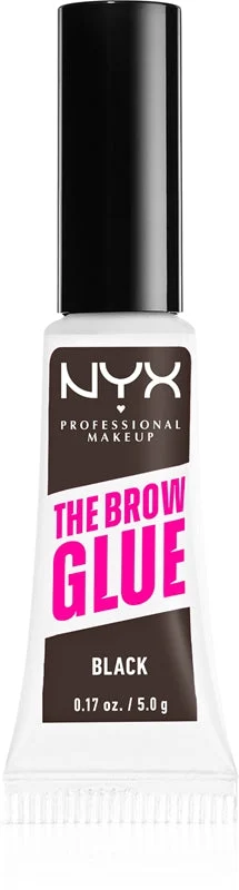 NYX Professional Makeup The Brow Glue gel per le sopracciglia colore 05 nero 5 g