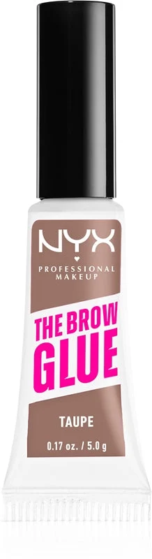 NYX Professional Makeup The Brow Glue gel per le sopracciglia colore 02 Taupe 5 g