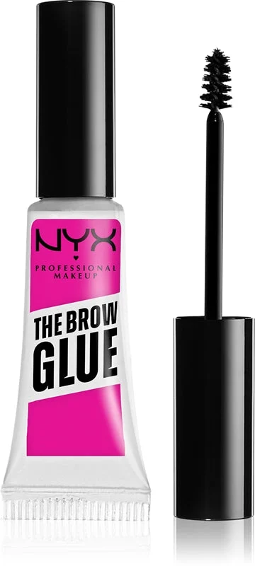 NYX Professional Makeup The Brow Glue gel per le sopracciglia colore Transparent 5 g