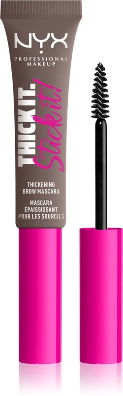 NYX Professional Makeup Thick it Stick Mascara per sopracciglia colore 05 Ash Brown 4,2 g