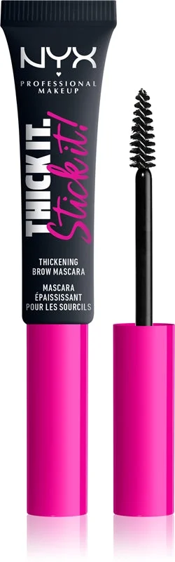 NYX Professional Makeup Thick it Stick It Mascara per sopracciglia colore 08 - Black 7 ml