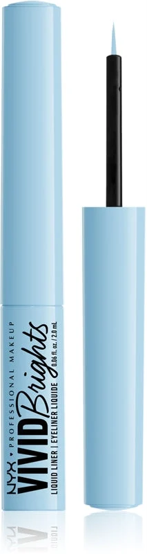 NYX Professional Makeup Vivid Brights eyeliner liquidi colore 06 Blue Thang 2 ml