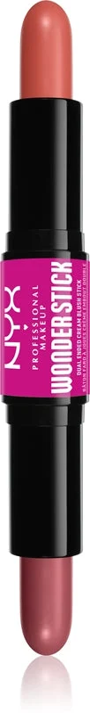 NYX Professional Makeup Wonder Stick Blush matitone doppio per contouring colore 02 Honey Orange N Rose 2x4 g