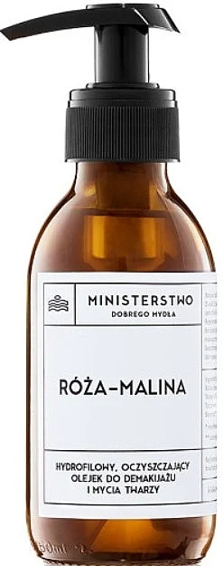 Olio idrofilo struccante "Rosa e lampone"