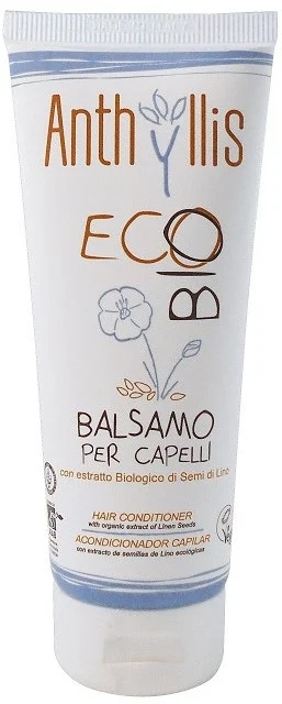 Balsamo per capelli, con estratto di semi di lino e riso