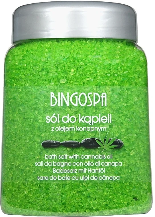 Sale da bagno "Olio di loto e canapa"