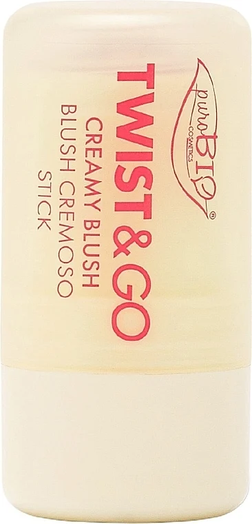 PuroBio Cosmetics TWIST & GO Creamy Blush Stick