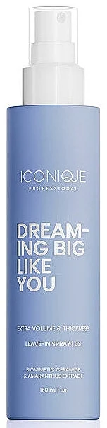 Spray senza risciacquo per aumentare il volume dei capelli