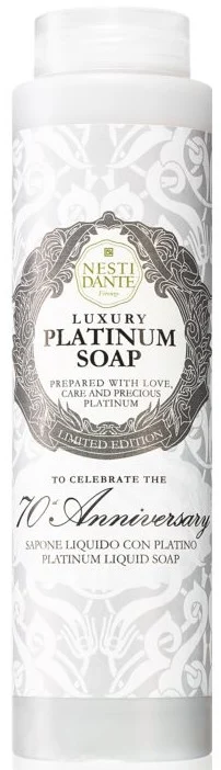 Sapone liquido con platino