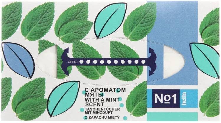 Salviette asciutte universali con aroma di menta