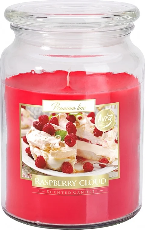 Candela profumata premium "Raspberry Cloud"