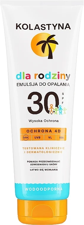 Emulsione solare per tutta la famiglia