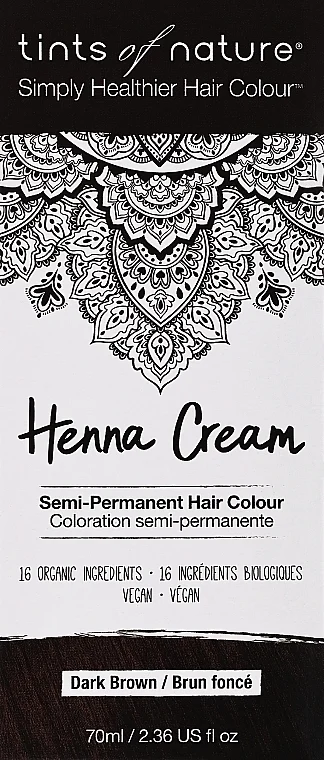 Crema colorante per capelli, all’hennè