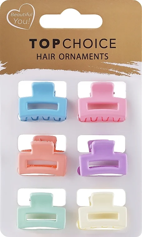 Set di fermagli per capelli 20650, 6 pz.