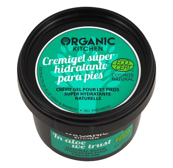 ORGANIC KITCHEN In Aloe We Trust – Crema Gel Piedi Super Idratante