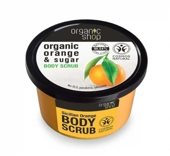 ORGANIC SHOP Body Scrub Sicilian Orange – Scrub Corpo Arance e Zucchero