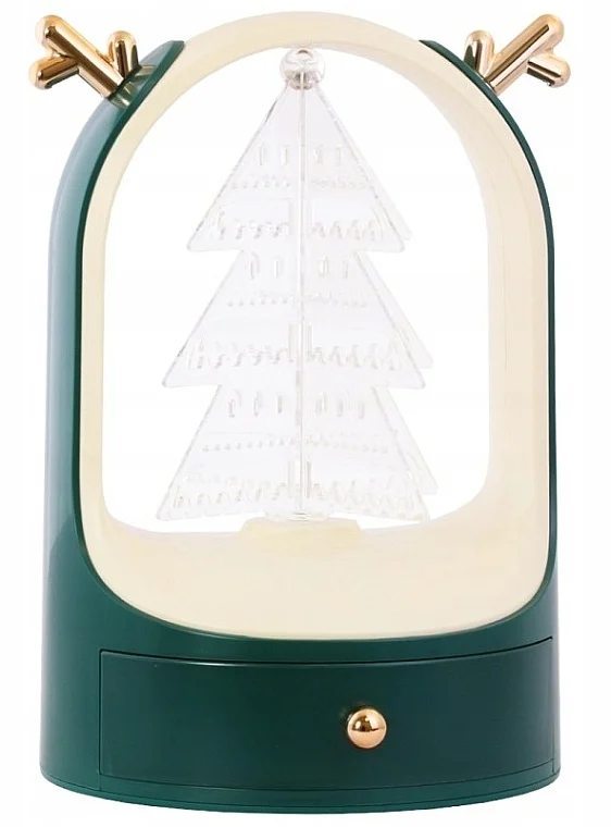 Organizer per addobbi "Albero di Natale", verde