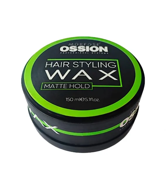 Ossion Hair Styling Wax Matte Hold Green 150ml