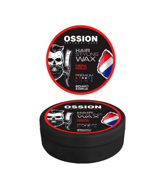 Ossion Hair Styling Wax Mega Hold Red 60ml