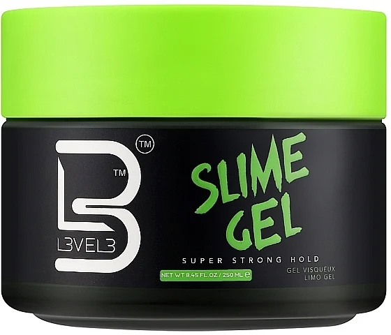 Gel-slime per capelli, tenuta ultra forte