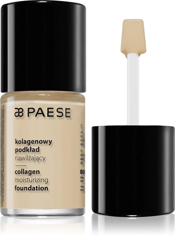 Paese Collagen fondotinta idratante con collagene colore 301 N Beige chiaro 30 ml