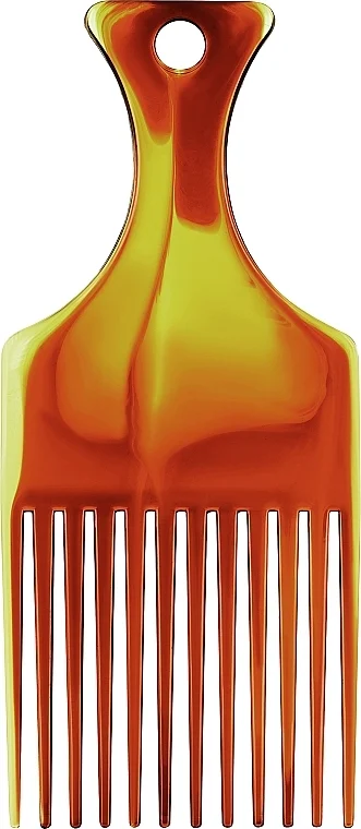 Pettine per capelli ricci "Afro" M, 60281, ambra