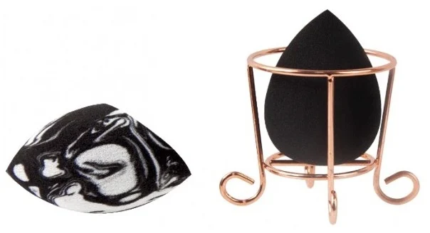 Set di spugnette trucco con supporto