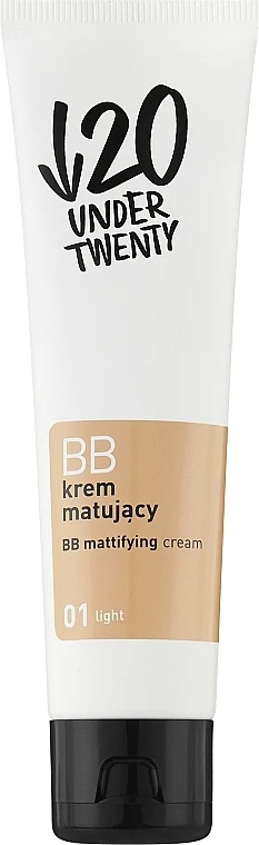 BB Cream antibatterica opacizzante, 01 light